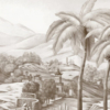 Exotic Village View Mural - Image 2