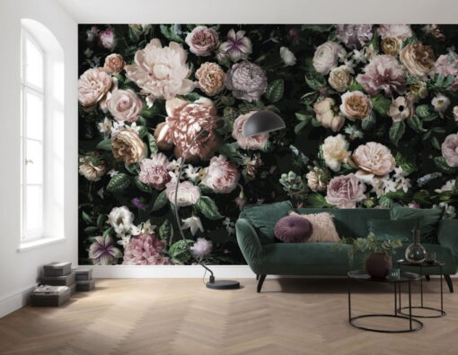 Victoria Black Wallmural ( 400 x 250 cm)