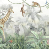 Friends in the Jungle Mural - Image 2