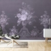 Verdant Deco Mural – Violet - Image 3