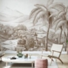 Exotic Village View Mural
