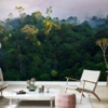 Sunrise at Lowland Rainforest Mural