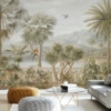 Tropical Plateau Mural – Sepia