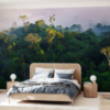 Sunrise at Lowland Rainforest Mural - Image 3
