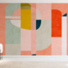 Circles Mid Century III Mural - Image 2