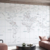 World Map Mural - Image 3