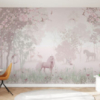 Unicorns in Dreamy Forest Mural - Image 3
