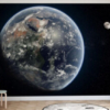 Blue Dot Earth Mural