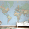 World Map Mural – Original