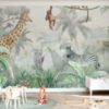 Friends in the Jungle Mural