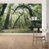 Ancient Green Wallmural ( 450 x 280 cm)