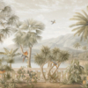 Tropical Plateau Mural – Sepia - Image 2