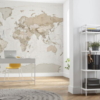 Earth Map Wallmural ( 350 x 250 cm)