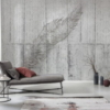 Concrete Feather Wallmural ( 350 x 250 cm)