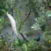 Amazon Mural White Peacock – A301 - Image 3