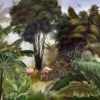 Amazon Pink Flamingoes Jungle – A307 - Image 2