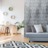 Abstract Grey and White Color Shape Wallpaper Wallmural