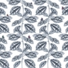Black White Flowers Wallpaper Wallmural - Image 3