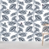 Black White Flowers Wallpaper Wallmural - Image 5