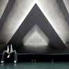Concrete Design Geometric Wallpaper Wallmural