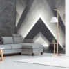 Concrete Design Geometric Wallpaper Wallmural - Image 3