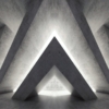 Concrete Design Geometric Wallpaper Wallmural - Image 4