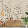 Flowers Pattern Mural – Cream | FJ303-2