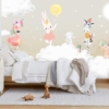 Flowery Cute Animals Wallpaper Wallmural - Image 2