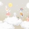 Flowery Cute Animals Wallpaper Wallmural - Image 3