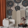 Geometric Flower Wallpaper Wallmural - Image 5