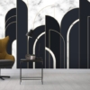 Geometric Marble Design Wallpaper Wallmural - Image 4