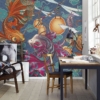 Koi Fish Wallpaper Asian Design Wallpaper Wallmural - Image 5