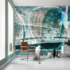 Tracks Imbricating Wallmural