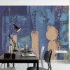 Stems Blooming Wallmural