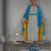 Virgin Mary, concrete Wallmural – Premium
