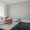 Horizontal Boards Mural – White – Premium