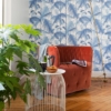 Palm Jungle China Blue