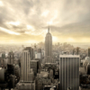 Enchanting New York Wallpaper Wallmural – Yellow Sky - Image 2