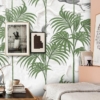 Palm Trees And Cranes Birds Wallmural - Image 5