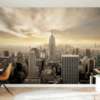 Enchanting New York Wallpaper Wallmural – Yellow Sky