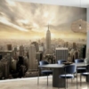 Enchanting New York Wallpaper Wallmural – Yellow Sky - Image 3