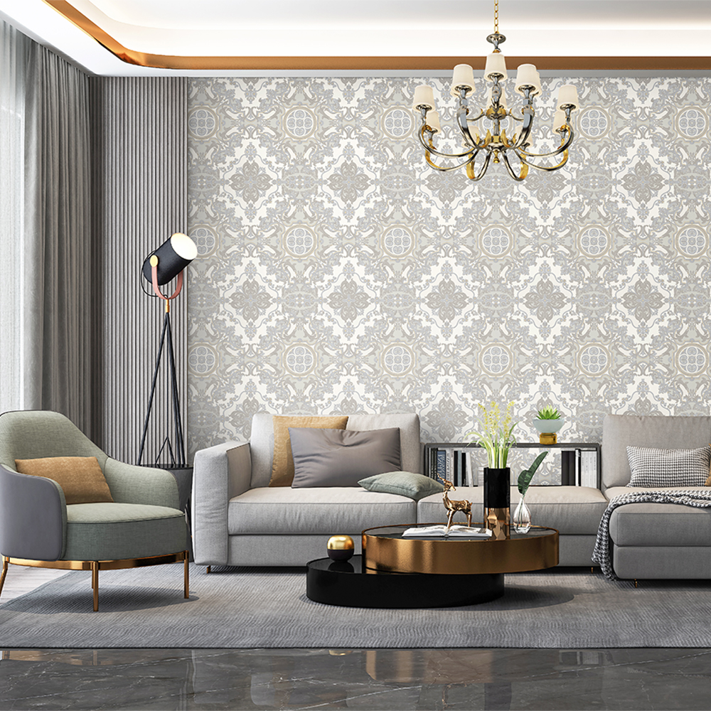 Living room wallpaper interior Design